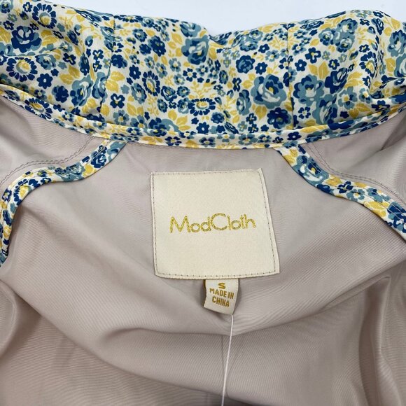 Modcloth Beige Belted Poncho Jacket | Women’s Size S - Picture 6 of 6